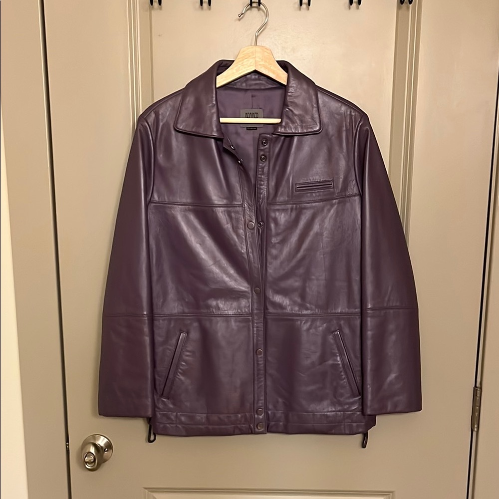 Purple Leather Jacket